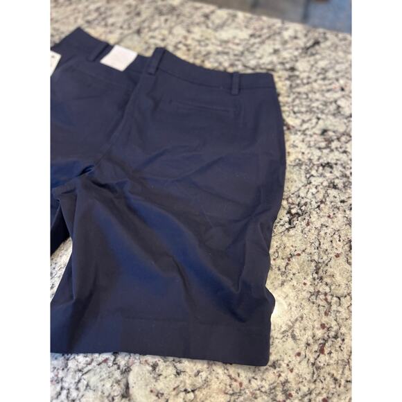 Talbots NWT perfect short 9 1/2 inch women’s size 16p navy - Picture 8 of 11